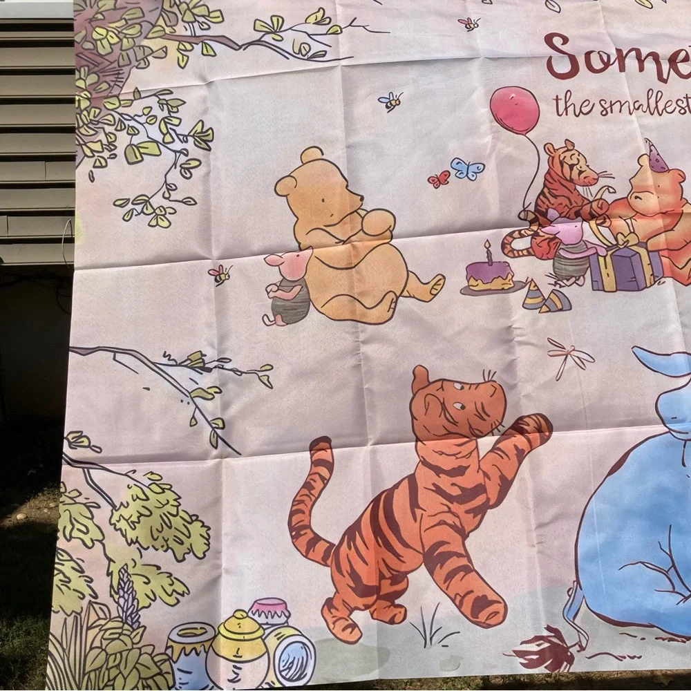 WINNIE The POOH Wall Decor Backdrop Nursery Wall Hanging Tapestry 5.9 x 3.9 feet